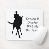 Dressage tanzt am besten Freund Pferd und Reiter Mousepad (Mit Mouse)