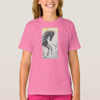 Dressage Watercolor-T - Shirt