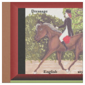 Dressagepferdeenglisches Reitgewebe Stoff (Nahaufnahme)