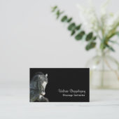 DressagepferdeFoto Visitenkarte (Stehend Vorderseite)