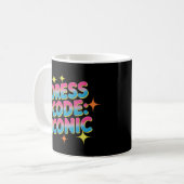 Dresscode: Iconic Vibrant Retro Kaffeetasse (Vorderseite Links)