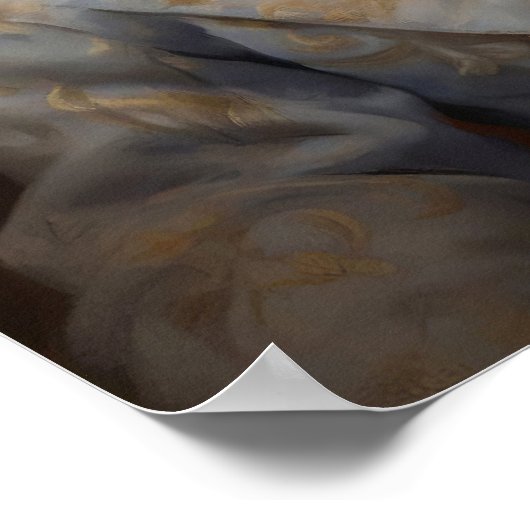 Dressed Animal Prints, Royal Rabbit Poster (Ecke)