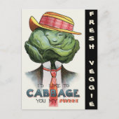"DRESSED CABBAGE HEAD MAN" POSTKARTE (Vorderseite)