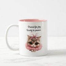 Dressed for joy, ready to pounce. – Kitten Mug