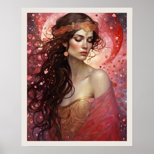 Dressed for Liebe Valentine's Day Art Print Poster (Vorne)