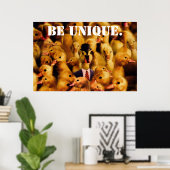Dressed for Success Duck Poster (Heimbüro)