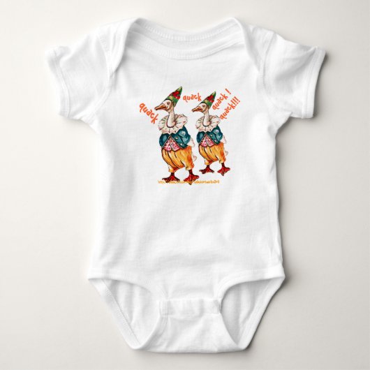 Dressed Goose Baby Strampler (Vorderseite)