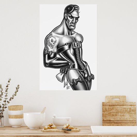 Dressed to Thrill Poster (Küche)