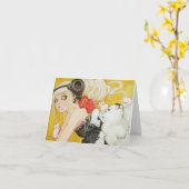 Dressed Up Disorder Note Card Karte (Gelbe Blume)