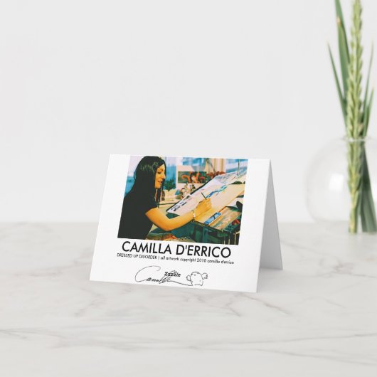 Dressed Up Disorder Note Card Karte (Rückseite)