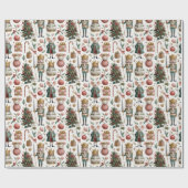 Dressed-Up Mice and Baubles Geschenkpapier (Flach)