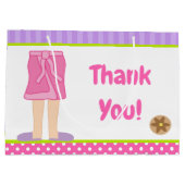 Dressing Gown Pajamas and Pancakes Party Große Geschenktüte (Rückseite)