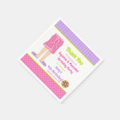 Dressing Gown Pajamas and Pancakes Party Serviette (Ecke)