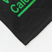 Dressing Nutrition Facts Family Matching Christmas Fleecedecke (Ecke)