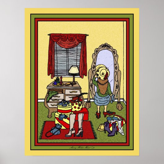 Dressing Room 02 Print Poster (Vorne)