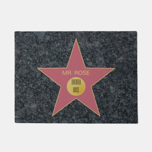 Dressing Room Star Doormat Fußmatte (Vorderseite)