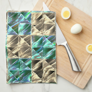 Dressischer Minzgrün bis beige Fliesen oder farbig Geschirrtuch