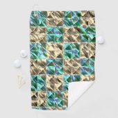 Dressischer Minzgrün bis beige Fliesen oder farbig Golfhandtuch (Insitu)