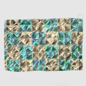 Dressischer Minzgrün bis beige Fliesen oder farbig Golfhandtuch (Horizontal)