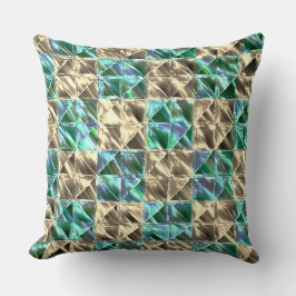 Dressischer Minzgrün bis beige Fliesen oder farbig Kissen