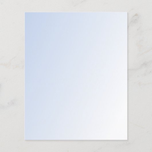 Dressmaker-Änderungen Blaue Werbung Flyer (Hinten)