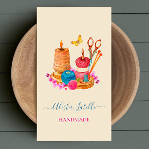 Dressmaker Handmade Seamstress Nähte Visitenkarte