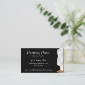 Dressmaker Mannequin Nähen Mode Business Cards Visitenkarte (Stehend Vorderseite)