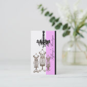 Dressmaker Mannequin Nähen Mode Designer Visitenkarte (Stehend Vorderseite)