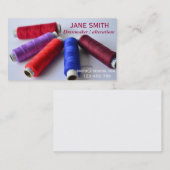 Dressmaker, Nähen, Veränderungen beruflich Visitenkarte (Vorne/Hinten)