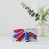 Dressmaker, Nähen, Veränderungen beruflich Visitenkarte (Stehend Vorderseite)