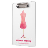 Dressmaker Seamstress Schneider Bekleidung Mannequ Klemmbrett (Links)