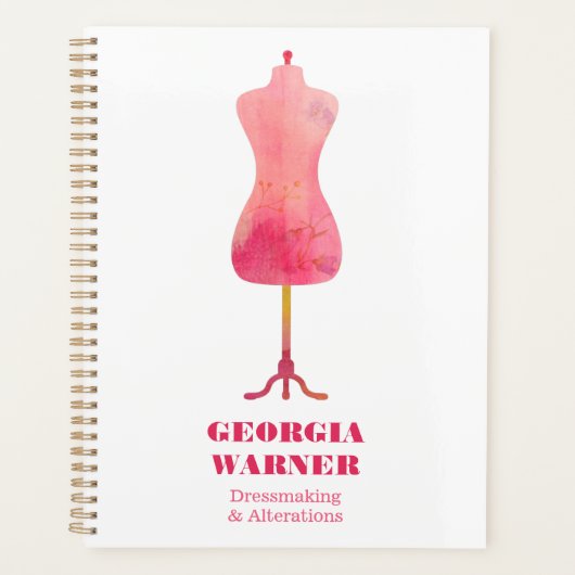 Dressmaker Seamstress Tailor Clothing Mannequin Pl Planer (Vorderseite)