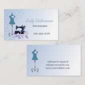 Dressmaking Seamstress Visitenkarte (Vorne/Hinten)