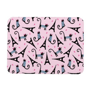 Dressur im französischen Stil mit Eiffelturmmuster Magnet