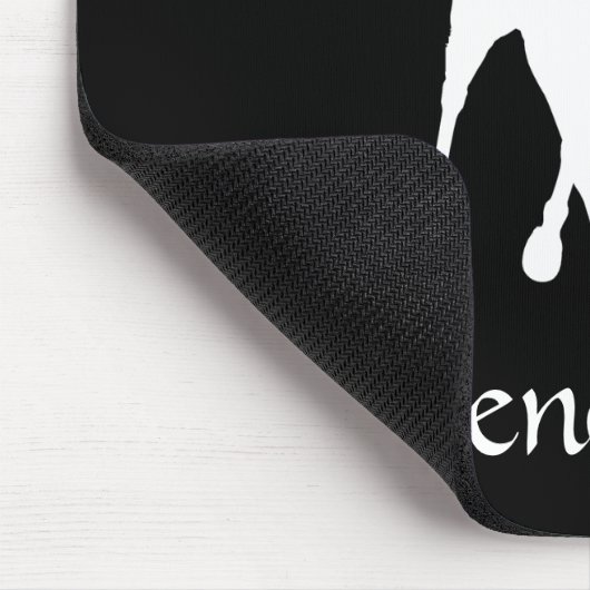 Dressur ist ein Einheitspferd Mousepad (Ecke)