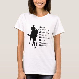 Dressur ist Pferdesilhouette Licht T-Shirt