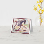 Dressur-Karte Karte (Gelbe Blume)