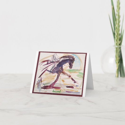 Dressur-Karte Karte (Vorderseite)