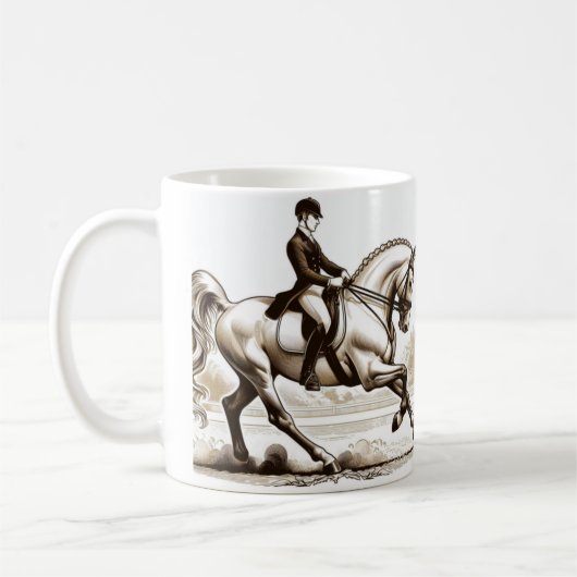 Dressur Reitsport Reitsport Tasse (Links)