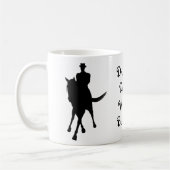 Dressur tanzt mit meinem besten Freund Kaffeetasse (Links)