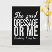 Dressurer Sportgeschenk Karte (Gelbe Blume)