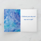 Dressurpferd im Stil Karte (Innenseite)