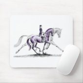 Dressurpferd in Trot Piaffe Mousepad (Mit Mouse)