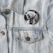 Dressurpferd Schwarz und Weiß Button (Beispiel)