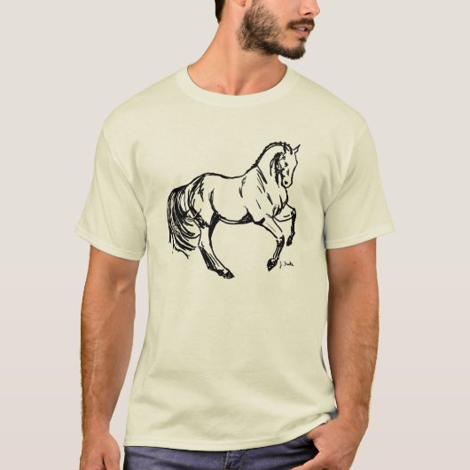 Dressurpferd T-Shirt (Vorderseite)