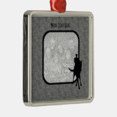 Dressurpferd und reiten Ihr Foto Silbernes Ornament (Rechts)