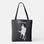 Dressurpferd und Silhouette Tasche (Rückseite)