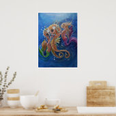 Dressurpferde Poster (Küche)