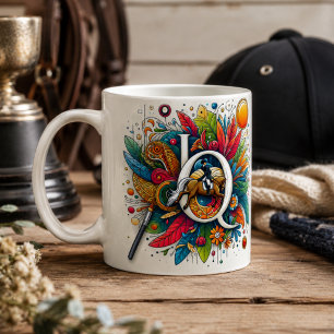 Dressurreiten Reiter Pferd Tasse
