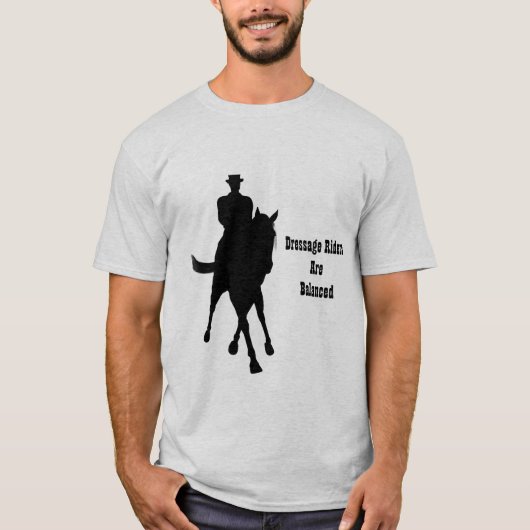Dressurreiter sind ausgeglichenes Licht T-Shirt (Vorderseite)